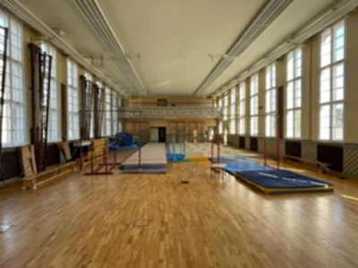 Doppelturnhalle Innenansicht